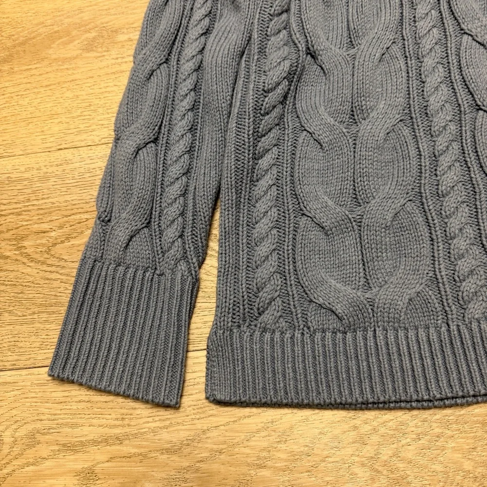 Haven Well Within Side Zip Cowl Neck Cable Knit Sweater Size Medium NWT - Picture 5 of 11